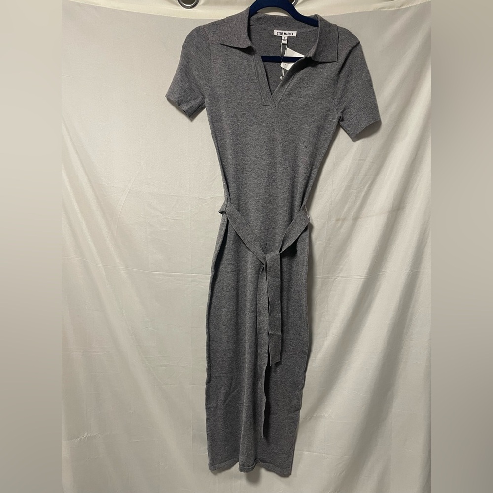 NWT Steve Madden Polo Maxi Sweater Dress Size Small